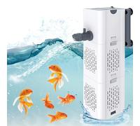 Molbory Petite pompe de filtration pour aquarium - 1000 l/h - 15 W - Réglable - Filtre intérieur silencieux pour aquarium de 100 l - Filtre à réservoir de poisson pour bassin d'eau douce et d'eau de