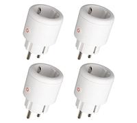 Molczov ZigBee Prise Connectée Intelligente 16A Avec Surveillance de la Consommation, Contrôle à Distance Compatible Alexa et Google Home, Fonction de Temps - Hub Requis