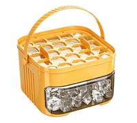 Mold, 50 Cavity Double Layer Non-Stick Portable Cube Box Large Capacity Tray Maker, for Kitchen Daily Use Camping Picnic Pool Vacation Whiskey Cocktails Soda Juice Drinks