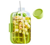 Mold Bottle, 2-in-1 Maker for Drinks Easy Release Silicone Tray Bottle Design Portable Cooling Water Cube Maker for Travel Home Office Parties Camping Beach Picnic RV Bar Use