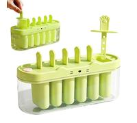 Mold, Chilled Treat Maker Tray, 6-Cavity Leakproof Kit, Juice Silicone Form, Color Fun Pattern Style Gift Set Bundl for Freezer Picnic School Camping Party Storage