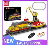 Mold King 12027 Technique Train importer night Télécommande EMD SD40-2 Diesel Lomatéritive Modèle Assemblage Voiture Brique Jouets pour Enfants original box packing