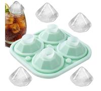 Mold Set, Non Stick Easy Release Tray, Silicone Whiskey Ices Maker with Flexible Pop Out Design, Freezer Ice Mold System, Clear Round Ices Style Design Tool, Kitchen Bar Drink Cooling Set