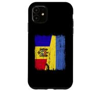 Moldavie Ukraine Demi-Drapeau Moldave Ukrainien Heritage Coque pour iPhone 11