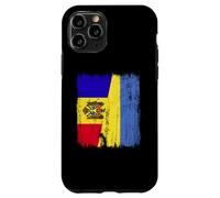 Moldavie Ukraine Demi-Drapeau Moldave Ukrainien Heritage Coque pour iPhone 11 Pro