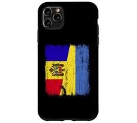 Moldavie Ukraine Demi-Drapeau Moldave Ukrainien Heritage Coque pour iPhone 11 Pro Max