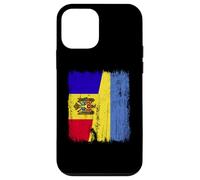 Moldavie Ukraine Demi-Drapeau Moldave Ukrainien Heritage Coque pour iPhone 12 Mini