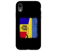 Moldavie Ukraine Demi-Drapeau Moldave Ukrainien Heritage Coque pour iPhone XR