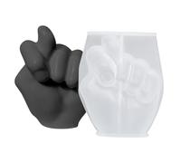 Molde de dedo, molde de silicona Con de Mano, molde de silicona translúcido 3D Con de Mano, fácil de desmoldar, molde Para manualidades, molde de Mano Para recuerdos, molde translúcido Con