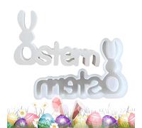 Molde De Fundición De Conejito De Silicona - Moldes De Silicona Para Velas De Pascua, Molde Vela Hecho A Mano De Pascua | Decoración Artesanal De Pared Interior Lisa Para Bodas, Pascua,