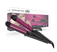 Rowenta cf4512f0 noir, métallique, rose brosse soufflante et fer à lisser