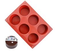Moldes De Silicona - Antiadherentes, 6 Cavidades | Moldes Multipropósito Para Chocolate, Caramelos, Postres, Mousse, Gelatina, Utensilios De Cocina, Repostería, Hornear