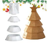 Moldes De Silicona Navidad | Molde Estatua Árbol De Navidad Fácil De Desmoldar Para Principiantes | Outillage Repostería Manualidades Adultos Niños Hogar Escuela Fiesta Decoración