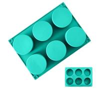 Moldes Redondos De Silicona - 6 Grids, Antiadherentes | Moldes es, Chocolate, Mousse, Gelatina, Caramelos, Utensilios De Cocina, Repostería, Herramientas Para Hornear