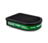 Moldex 7407 Cartouche semi-rectangulaire d'ammoniac/méthylamine pour masque respiratoire réutilisable série 7000/7800/9000