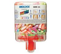 Moldex PlugStation 6644 Distributeurs de bouchons d'oreille sans fil, assortis, 33 dB, 250/boîte