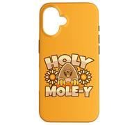 Mole Holy Moly Pun Coque pour iPhone 16