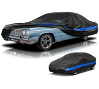 Molebt Housse de Voiture étanche Toutes Saisons pour Automobiles, Ajustement Universel Genesis G90, Ford Crown Victoria/Galaxie, Buick Roadmaster, Chevrolet Caprice, etc., Convient pour berline d'une