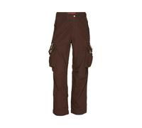 Molecule Pantalon cargo 'BAGGY' marron / rouge, Taille 35-36