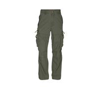 Molecule Pantalon cargo 'BAGGY' olive / rouge, Taille 31-32