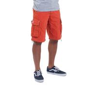 Molecule Short cargo 54001 pour homme en toile Worn Out Look Regular/Loose Fit, Orange, S
