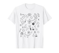 Molécules et métaux - Gribouillis de Chimie pour Les Nerds T-Shirt