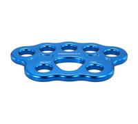 MOLERRI 1 PCS 8 Trous Extérieur Patte Gréement Plaque 45KN Escalade Alpinisme Point d'ancrage Connecteur Gear Gréement Plaque