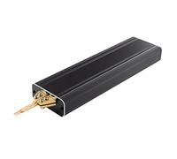 MOLERRI 1 Pièce de Soudeuse par Points Portable en Alliage D'Aluminium, Machine de Soudage par Points Mini Portable, Micro-USB 5V, pour Batteries 18650/21700 Lipo, Soudure de Feuilles de