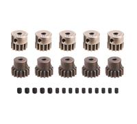 MOLERRI 10 Pièces Pignon 32P 5mm 13T 15T Acier pour TRX4 /D90 D110 Scx10 90046