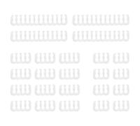 MOLERRI 24 PièCes SéRies/Lot Câble PC Carte MèRe Peigne 24Pin 8Pin 6Pin Peigne à Câble pour Ordinateur Gesleeved Up à 3,4 Mm Blanc