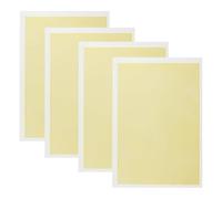 MOLERRI 4 Pièces de Papier de Marquage pour Gravure, Papier de Gradation Blanc, Papier de Test de Gravure pour Céramique, Verre, Métal