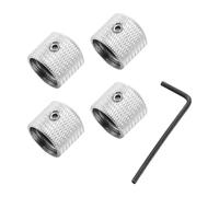 MOLERRI 4 PièCes MéTal Volume Ton DôMe Tonalité Guitare Boutons de ContrôLe de Vitesse avec Vis pour LP Guitare ÉLectrique ou Basse