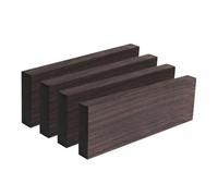 MOLERRI 4 Pièces Planches Vierges en Bois D'Ébène Brut pour Accessoires de Guitare DIY Guitare Électrique Guitare Musique Guitariste 120x40x10mm