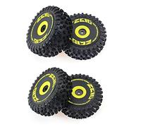 MOLERRI 4 PièCes Pneu de Roue et pour 144001 144010 124016 124017 Accessoires de Rechange de PièCes de Mise à Niveau de Voiture TéLéCommandéE