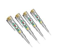 MOLERRI 4PC Intelligent DéTecteur de Tension de Puissance à Induction Stylo 24-250V Testeur de Circuit ÉLectrique Tournevis Indicateur ÉLectricien
