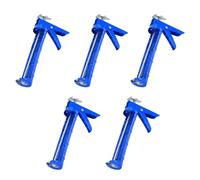 MOLERRI 5PCS Outil de Calfeutrage, Outil de Calfeutrage à Ratio de Poussée 10:1 Sans Goutte pour le Remplissage Manuel de la Colle pour Verre Bleu