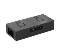 MOLERRI 5v 3pin Argb à 12v 4 Broches Convertisseur RVB 5V / 3pin Add-RGB à L'Adaptateur 12v / 4pin Sync avec la Carte Mère