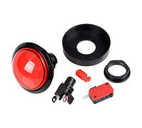 MOLERRI 5X Boutons D' 60Mm DôMe 2,36 Pouces LED Bouton Poussoir avec Micro-Interrupteur pour Console de Jeux VidéO de Machine D'