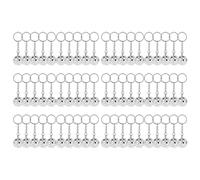 MOLERRI 60 Pièces Mini Boule Disco Porte-Clés Années 70 Disco Party Favors Boule à Facettes Porte-Clés Ensemble de Porte-Clés pour Décorations de Fête à Thème Disco