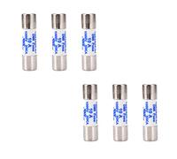 MOLERRI 6X Fusible Multimetre Cylindre En Ceramique Blanc de 10 x 38mm 1000V 10A