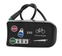 MOLERRI Affichage de VéLo éLectrique 36V 48V VéLo éLectrique Panneau de Commande Ligent Affichage LCD LED880 ContrôLeur éTanche pour KT