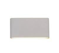 MOLERRI Applique Murale à LED Étanche pour L'Extérieur, Lampe Murale Intérieure/Extérieure, Luminaires de Mur pour Salon, Chambre à Coucher, Couloir, Couleur Blanche, Grande Taille.