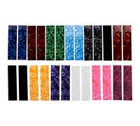 MOLERRI Bricolage Guitare Pick PoinçOn Feuilles Musiciens CelluloïD Guitare Pick Bandes Trois éPaisseur par 0.46/0.71/0.96 Cm Couleur AléAtoire