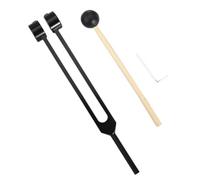 MOLERRI Chakra de Guérison 128 Hz Tuning Fork Set 128Hz Tuning Bodage Forks Bio-Acoustic Tuning Fork Medical Sound Sound Healing Therapy Black