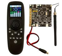 MOLERRI Contrôleur à Distance à Une Main - Plastique avec Écran Couleur de 1,54 Pouce - Récepteur TXG4 6-12V - pour Bateau D'Appâts RC