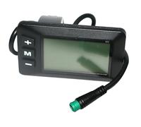 MOLERRI Contrôleur de Pièces de Rechange pour Vélo Électrique Ebike, Écran LCD G51, 5 Broches, Accélérateur de Scooter Électrique, Connecteur Étanche