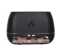 MOLERRI Diffuseur de Parfum en Pierre, Lampe en Pierre USB, Humidificateur d'air, Diffuseur de Flamme 3D, Diffuseur D'Huiles Essentielles, Purificateur d'air D'Aromathérapie.