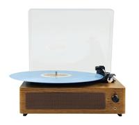 MOLERRI Haut-Parleur Gramophone Bluetooth Vintage Multifonctionnel Vintage Phonographe en Bois Vinyl Record Audio Player EU