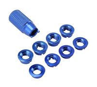 MOLERRI Interrupteur éMetteur Radio avec éCrou Fixe et Clé de pour TéLéCommande RadioLink Futaba JR T8FG T14SG T18Sz T16Sz, Bleu