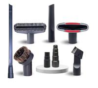 MOLERRI Kit de Nettoyage D'Aspirateur Domestique de 8 Pièces - Compatible avec Les Accessoires de 1-7/8 Pouces, 1-3/8 Pouces (35 Mm) et 1-1/4 Pouces (32 Mm)